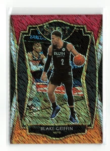 BLAKE GRIFFIN #129 2020-21 PANINI SELECT NETS RED ORANGE SHIMMER - Picture 1 of 2
