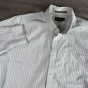 Eddie Bauer Mens Relaxed Fit Button Down Shirt Size Large Wrinkle Resistant - Bild 1 von 15