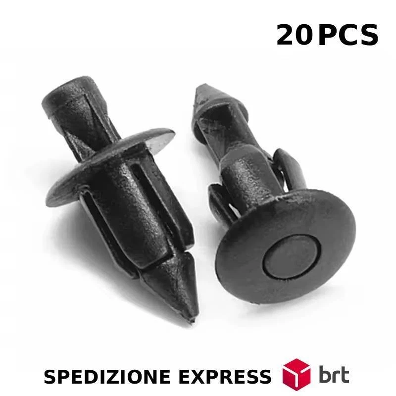 20x Clip Rivetti CARENE per Honda Compatibile Universale - Honda SH 125/150/350 - Immagine 1 di 4
