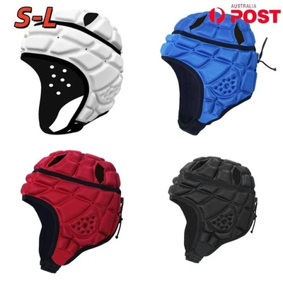 Children's football protective breathable helmet Adult soft shell protective cap - image 1 of 4