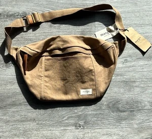 Bolso Cinturón Margot New York Lona Ajustable Convertible Caramelo Tostado Nuevo con Etiquetas - Imagen 1 de 10