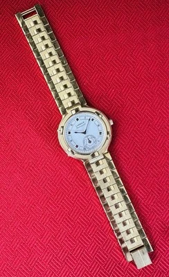 NOS Lassale Chronograph Watch 8m25-7100  Dial Quartz  Parts No Movement - Image 1 of 4