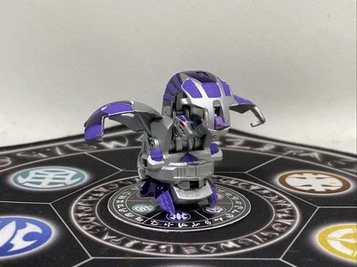 Bakugan Battle Brawlers Darkus Hades Metallic Silver Anime Accurate Painted HTF - Image 1 of 4