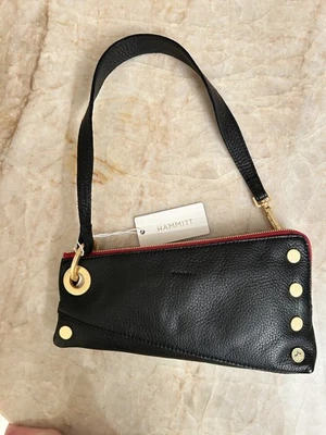 Brand New Leather Hammitt Bag With Black And Brushed Gold - Image 1 of 4