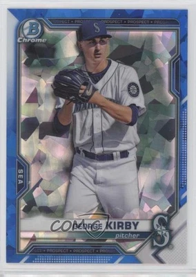 2021 Bowman Sapphire Edition Chrome Prospects George Kirby #BCP-117 - Image 1 of 2
