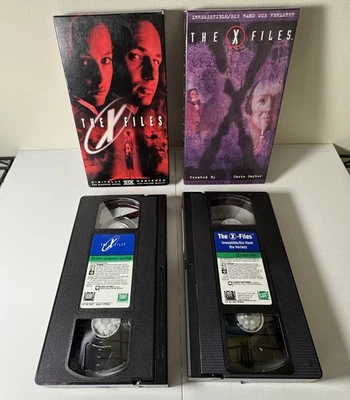 X-Files-Irresistible/Die Hand Die Verletzt (1997, VHS) + “The Files” 1998 VTG - Image 1 of 3
