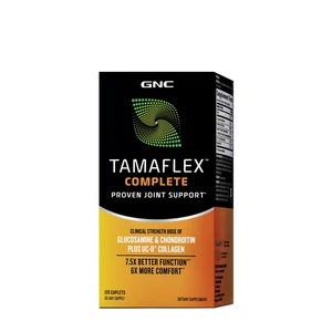 GNC Tamaflex Complete Proven Joint Support Stiffness Natural 120 Caplets NEW - Picture 1 of 2