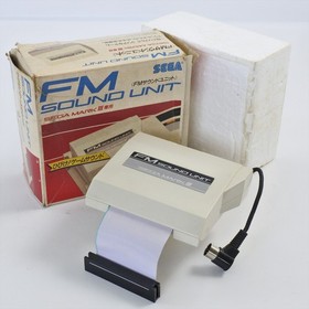 SEGA FM SOUND UNIT Boxed Tested FM-70 For SEGA Mark III JAPAN Game 0585