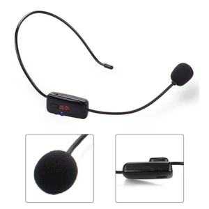 Vielseitiges kabelloses Mikrofon Headset tragbares FM Megaphon Radio mit klarem - Bild 1 von 12
