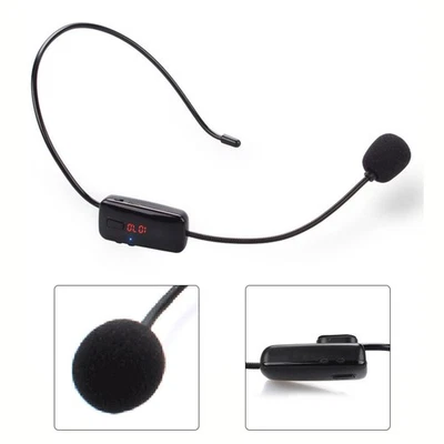 Vielseitiges kabelloses Mikrofon Headset tragbares FM Megaphon Radio mit klarem - Bild 1 von 4