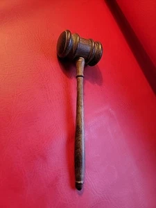 Vintage NEU Freimaurer Nussbaum Hammer 11 cm lang - Bild 1 von 6