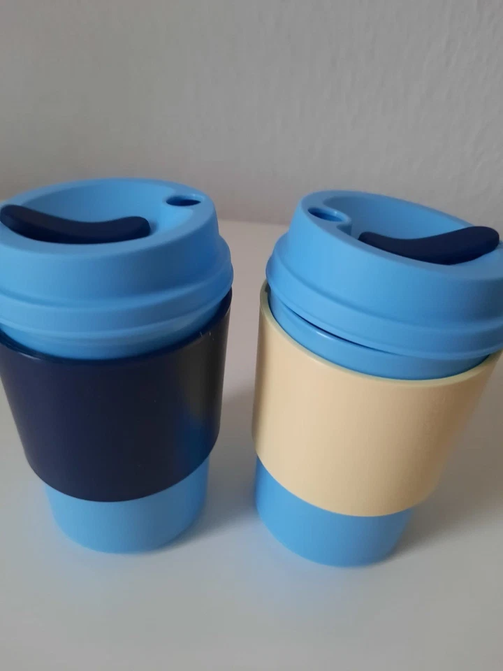 Tupperware 2x To Go Eco+Easy Kaffeebehälter, je 350 ml Neu - Bild 1 von 1