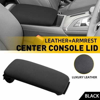 Tapa consola central reposabrazos cuero negro 8P0864245P H para Audi A3 8P 2003-2012 Foto 1 de 4