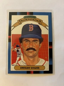 1988 Donruss Baseball Dwight Evans #16 Boston Red Sox Diamond Kings - Imagen 1 de 2