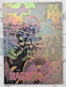 Impel X-Men 1992 serie 1 magneto holograma XH-4 Jim Lee Advance promoción de cómics - Imagen 1 de 2