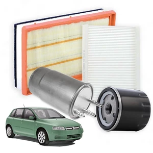 KIT TAGLIANDO 4 FILTRI PER FIAT STILO 1.9 MULTIJET (EURO 4) 80 115 120 150 CV - Afbeelding 1 van 5