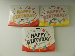 Balones de lámina autoinflables de feliz cumpleaños pancarta con cinta EE. UU. Stoc - Imagen 1 de 19