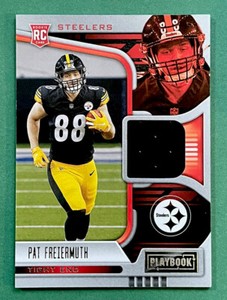 Pat Freiermuth RC 2021 Panini Playbook Materials  Rookie Steelers