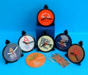 DEPECHE MODE CLOCK Side Table Desk Top Upcycled Vinyl Record Hit Singles Size 4" - Picture 1 of 28