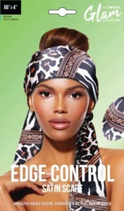 Satin Head Scarf 66"x4" Edge Control Silk Wrap for Women Sleeping Hair Wrap - Picture 1 of 1