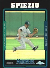 2005 (MARINERS) Topps Chrome Black Refractors #64 Scott Spiezio /225