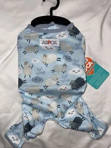 ASPCA Cat Apparel SHEEP 🐑 sleep Clouds Pajamas Spring Summer Puppy Dog XS - Picture 1 of 2