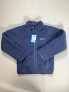 Youth Columbia Blue Cozy Camper Heavyweight Full Zip Fleece NEW! NWT - Picture 1 of 3