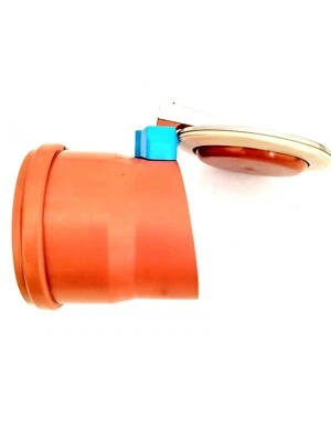 KG Rohrklappe DN110 Froschklappe Pendelklappe Drainage Rattenschutz Regenwasser - Bild 1 von 3