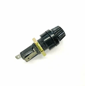 Littelfuse 342058 3AG Panel Mount Fuse Holder with Straight Knurled Bayonet Knob - Picture 1 of 2