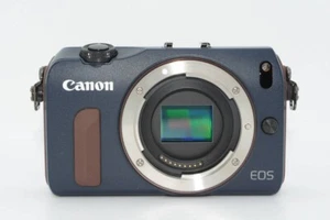 Canon EOS M Body bay blue Mirrorless SLR Camera w /charger - Picture 1 of 7