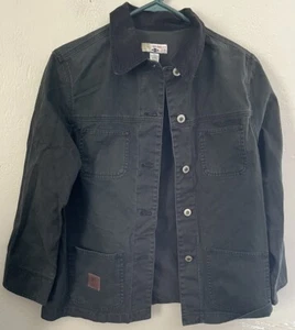 Caribbean Joe Women - einfarbige schwarze Damenjacke Größe Petite Med - Bild 1 von 2