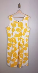 Talbots Floral Print Lined Fit & Flare Sleeveless Women's Dress Size 16 NWT - Picture 1 of 8