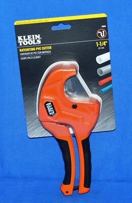 Klein Tools 50063 Ratcheting PVC Pipe Cutter 1 1/4" - Image 1 of 2