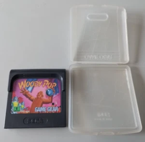 Jeu GAME GEAR "Woody Pop" en loose + boîtier version PAL (N°530P) - Foto 1 di 3