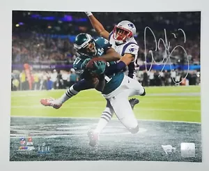 Alshon Jeffery Signed Eagles SB LII TD Catch 11x14 Photo Fanatics COA 376 - Picture 1 of 2