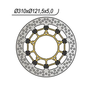 Disco De Freno Ng Flotante Delante Dx Sx Suzuki Gsx R Hayabusa 1340 2008 2013 - Imagen 1 de 4