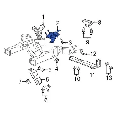 For Ford E-350 Super Duty 1999-2019 Ford F7UZ6038EB Left Engine Mount Foto 1 de 3
