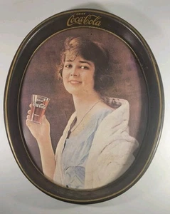 DRINK COCA-COLA Coke Metal Serving Advertising Tray - Picture 1 of 4