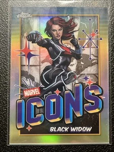BLACK WIDOW Icons Refractor #MI-6 - 2025 Topps Chrome MARVEL - Picture 1 of 2