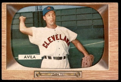 Bowman #19 1955 Bobby Avila Cleveland Indians EX Foto 1 de 2