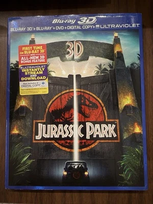 JURASSIC PARK ~ 3D w/slip ~ Blu Ray ~ SEALED!!! - Imagem 1 de 4