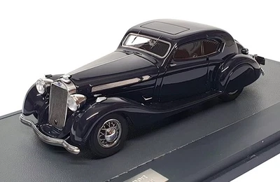 Matrix 1/43 Scale MX50407-021 - 1937 Delage D8-120 Aerosport Coupe - Black - Image 1 of 4