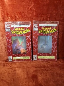 (2) Marvel Comics, WEB OF SPIDER-MAN HOLOGRAM COVER #90 New - Picture 1 of 4