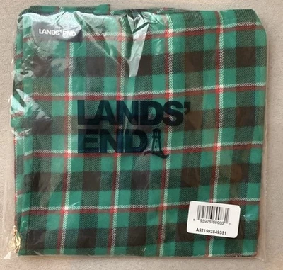 Lands’ End Dog Scarf. Size Medium. 18” X 18” - Imagem 1 de 4