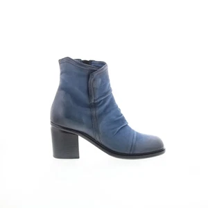 Botas al tobillo y botines Miz Mooz Jordy para mujer de cuero azul con cremallera 37 - Imagen 1 de 8