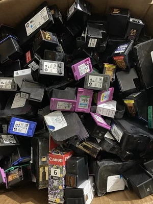 Lote Mixto de 100 Cartuchos de Tinta Vacíos Virgen y No Virgen para Grapas Recompensas Foto 1 de 4