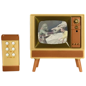 Tiny TV Classics Sammlerstück TV mit echt funktionierender Fernbedienung (Star Trek) - Bild 1 von 10