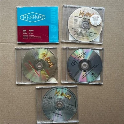DEF LEPPARD - 5 x Promo CD singles - slang/two steps/lets get/make love/work it Foto 1 de 4