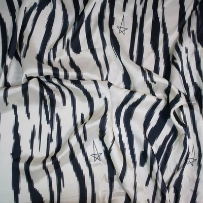 Rick Owens authentic viscose fabric Zebra print Made in Italy - Image 1 of 4
