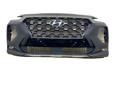 2019 - 2020 HYUNDAI SANTA FE OEM FRONT BUMPER COVER W/ CAMERA + FOG LAMPS Foto 1 de 4